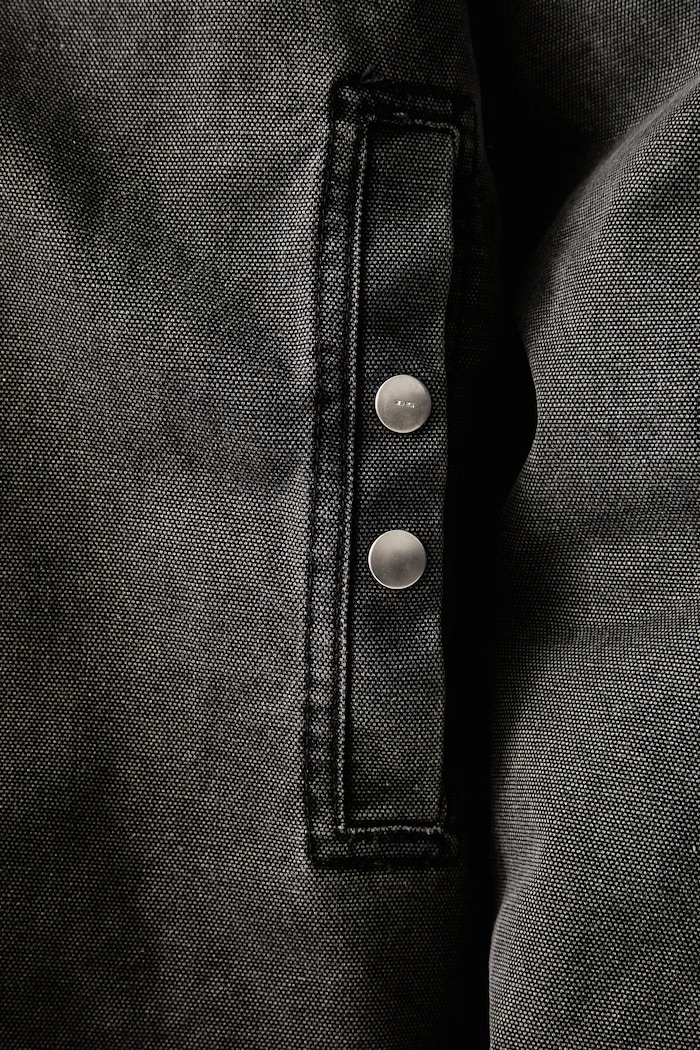 Rick Owens DRKSHDW Gimp geacă de tranziție din bumbac pentru bărbați DU02F6778.CVG