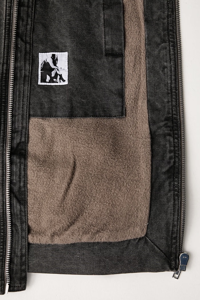 Rick Owens DRKSHDW Gimp демисезонная куртка из хлопка для мужчин DU02F6778.CVG