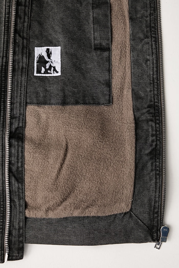 Rick Owens DRKSHDW Gimp geacă de tranziție din bumbac pentru bărbați DU02F6778.CVG