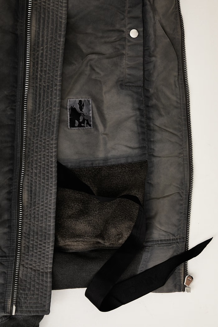 Rick Owens DRKSHDW Classic Flight geacă bomber pentru bărbați DU02F6774.NBFD