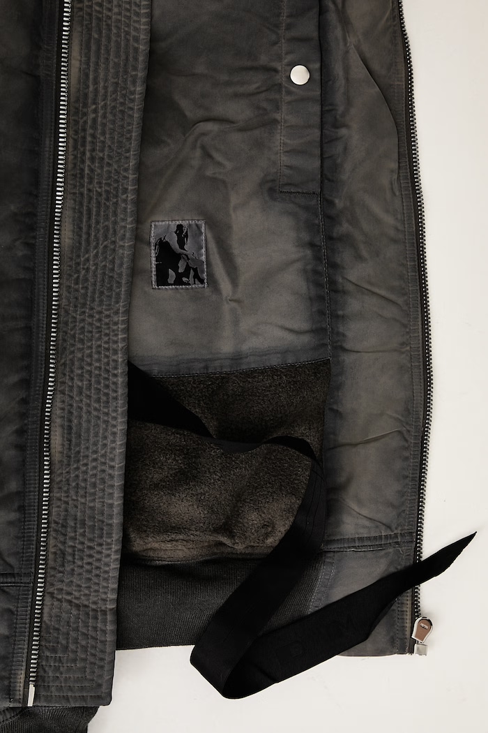 Rick Owens DRKSHDW Classic Flight geacă bomber pentru bărbați DU02F6774.NBFD