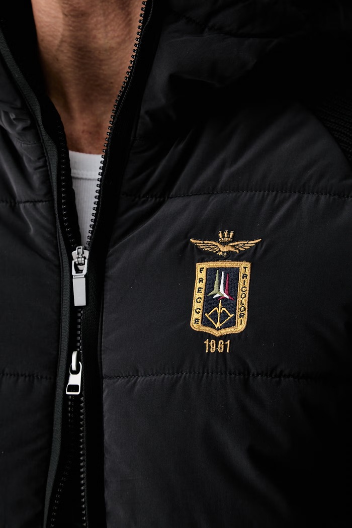 Aeronautica Militare kurtka przejściowa męska AM1389UCL00005 czarny