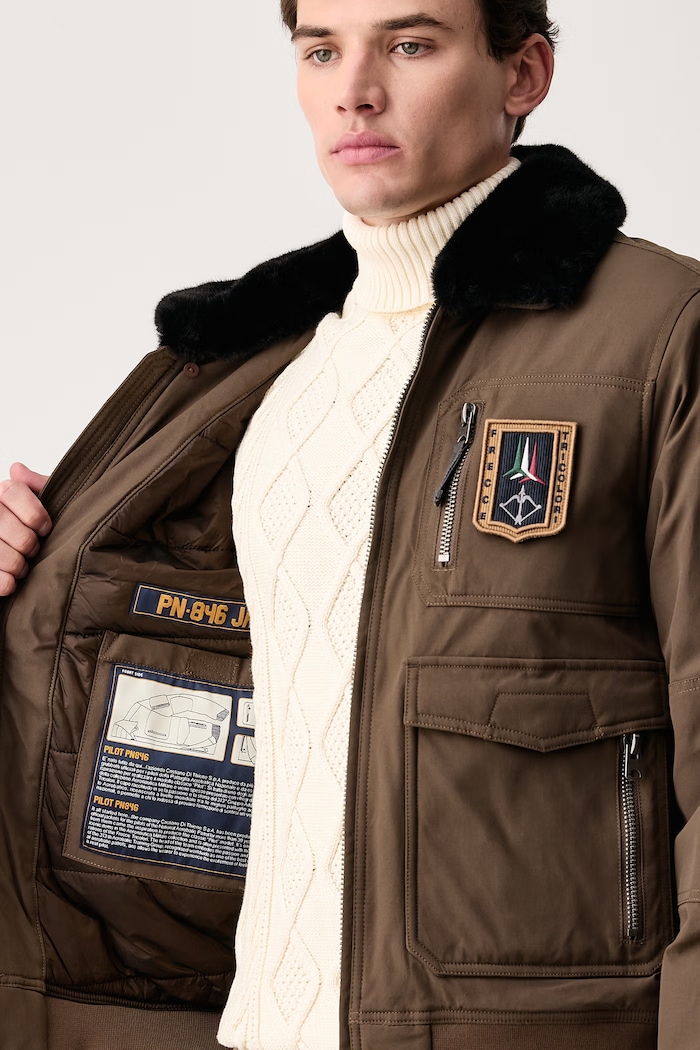 Aeronautica Militare Krótka kurtka męska AB3108UCT03151