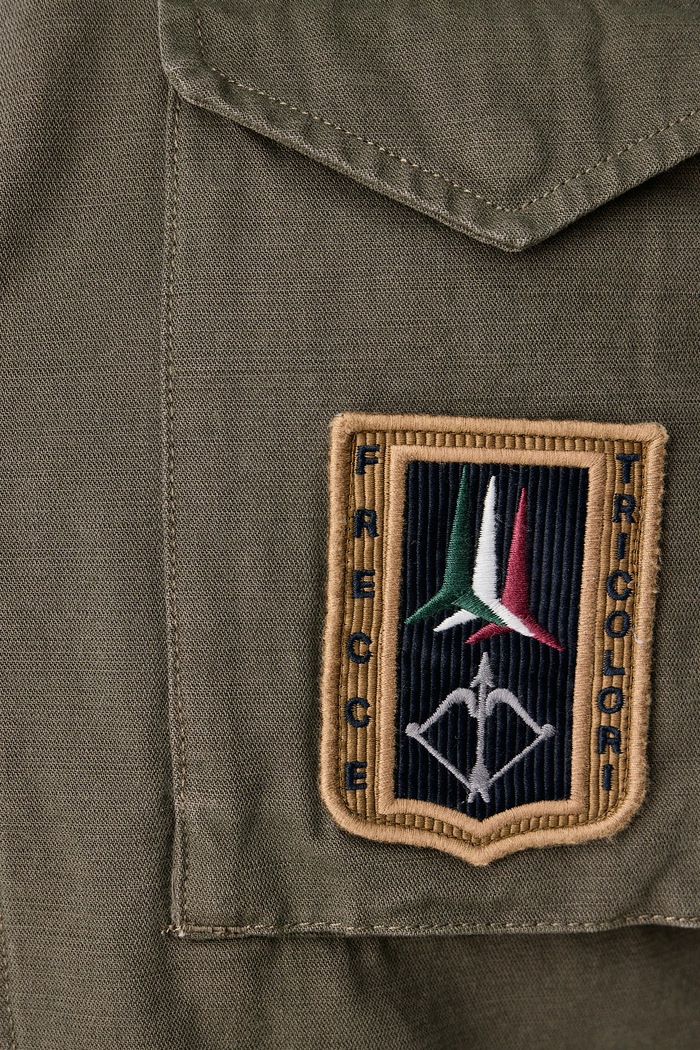 Kurtka męska Aeronautica Militare zielony AB3087UCT04233