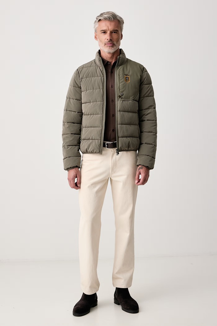 Aeronautica Militare Kurtka pikowana męska AB3074UCT04358 zielony AW26