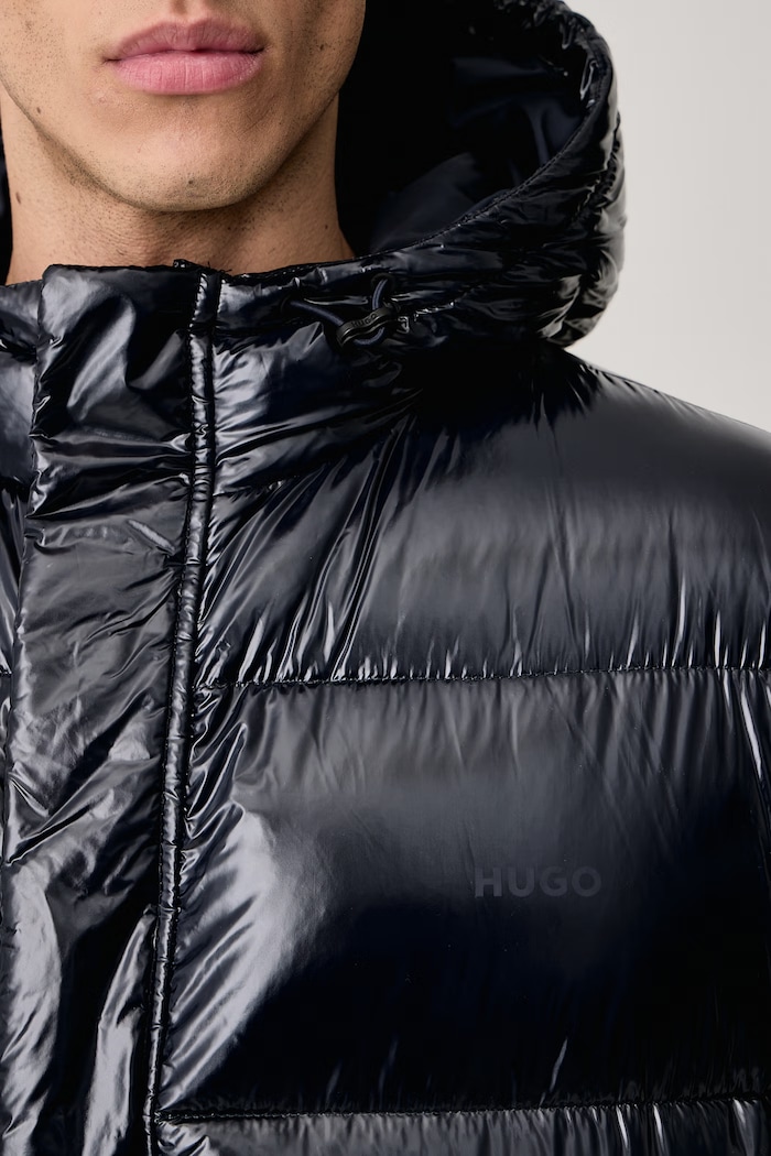 Kurtka pikowana męska Baros2641 HUGO granatowy 50574163