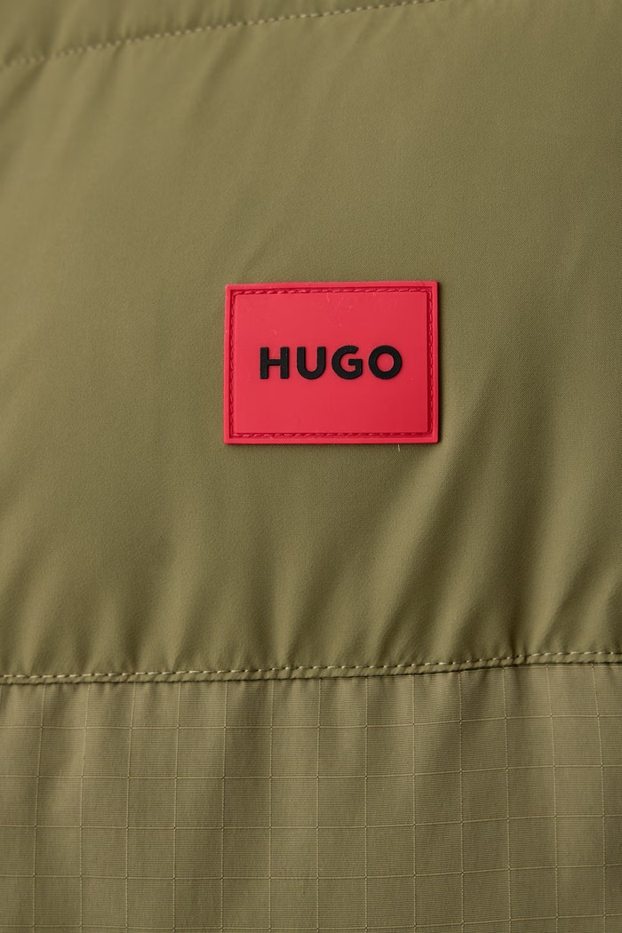 Kurtka pikowana męska Balto2642 HUGO zielony 50567116