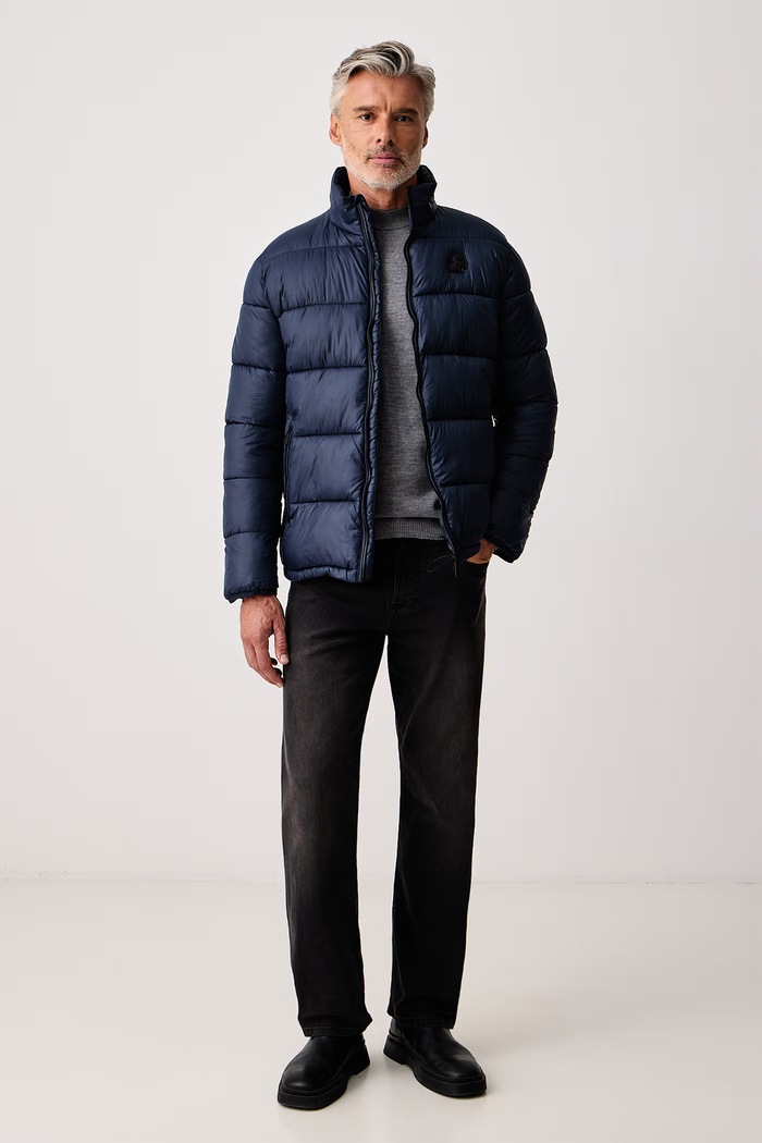Karl Lagerfeld Prešívaná bunda pánska 564590.505020 tmavomodrá AW26