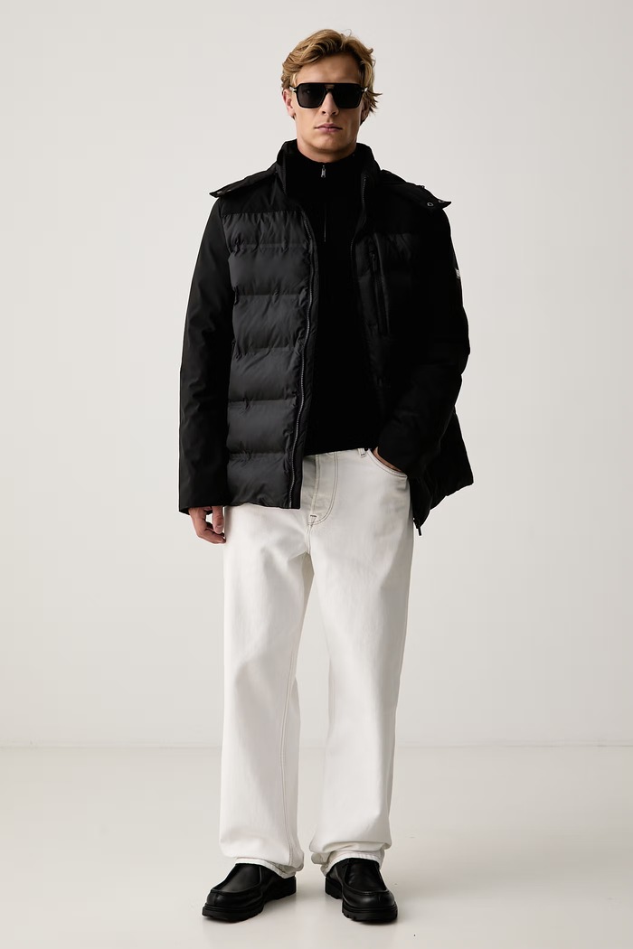 Karl Lagerfeld Καπιτονέ μπουφάν ανδρικό 564596.505022 μαύρο AW26