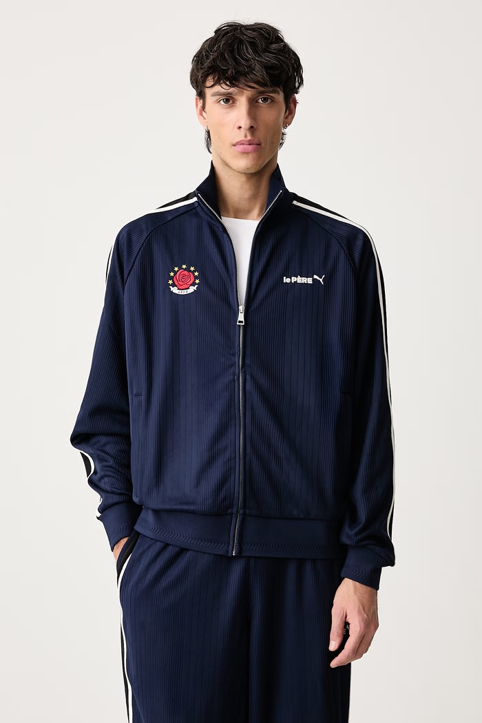 Puma PUMA x LE PERE bluza rozpinana męska granatowy 639192