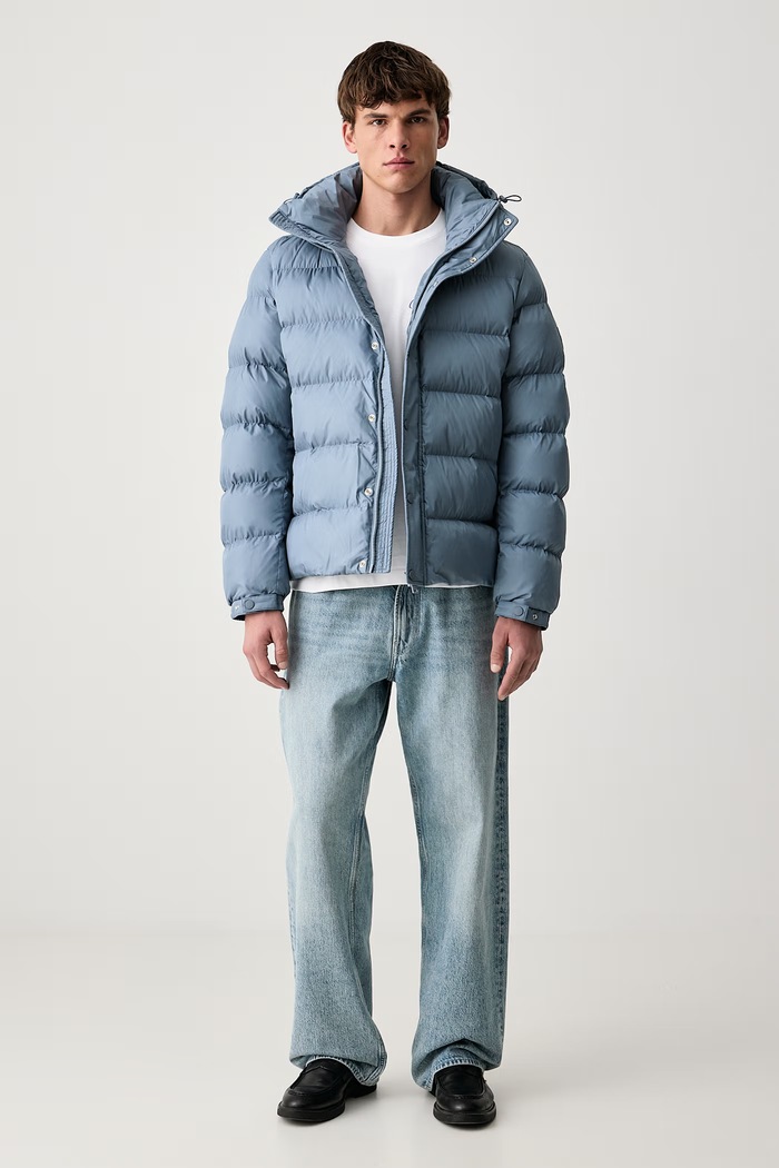 BOSS Orange Kurtka pikowana męska Omaris1 50565779 niebieski AW26