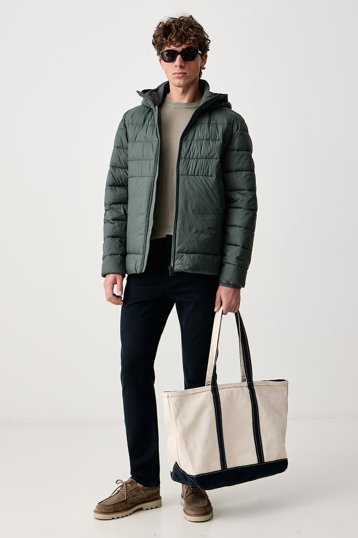 BOSS Orange Kurtka pikowana męska Odenni 50565634 zielony AW26