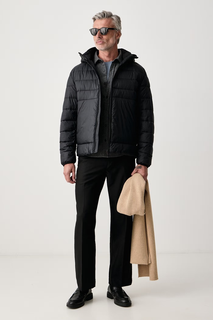 BOSS Orange Kurtka pikowana męska Odenni 50565634 czarny AW26