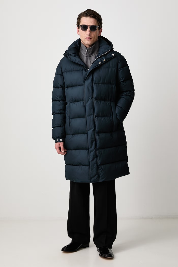 BOSS Bunda pánská H-Carpa 50565110 námořnická modř AW26