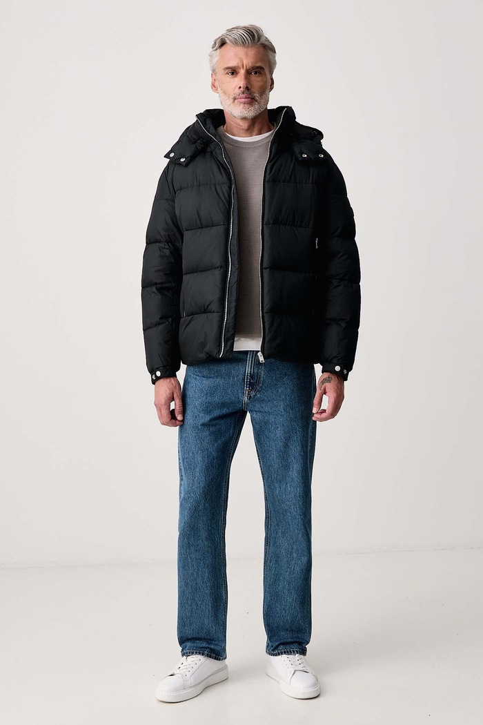 BOSS Krátka bunda pánska H-Colter 50565108 čierna AW26