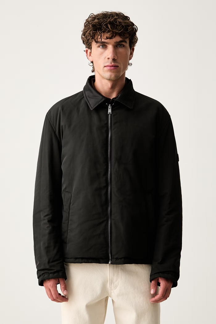 BOSS kurtka dwustronna męska C-Covun 50565107 czarny AW26