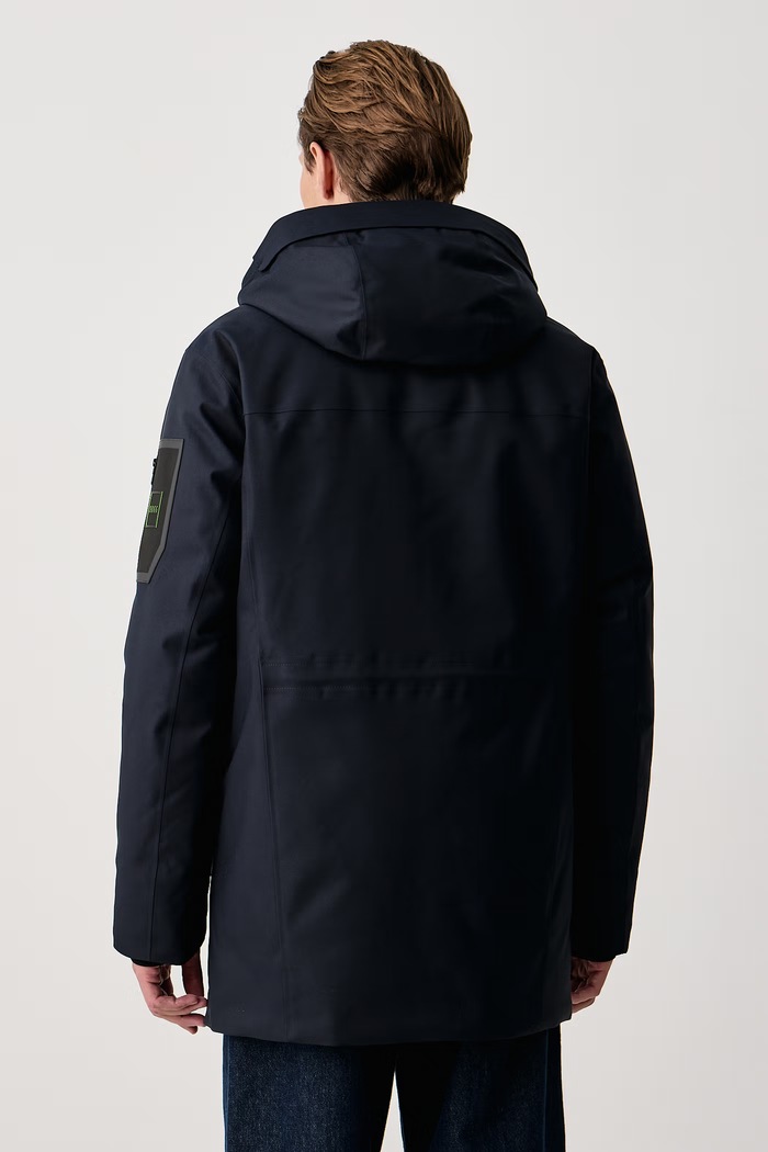 Odzież BOSS Green Kurtka zimowa męska OW_Hexatech Parka 50570858 granatowy