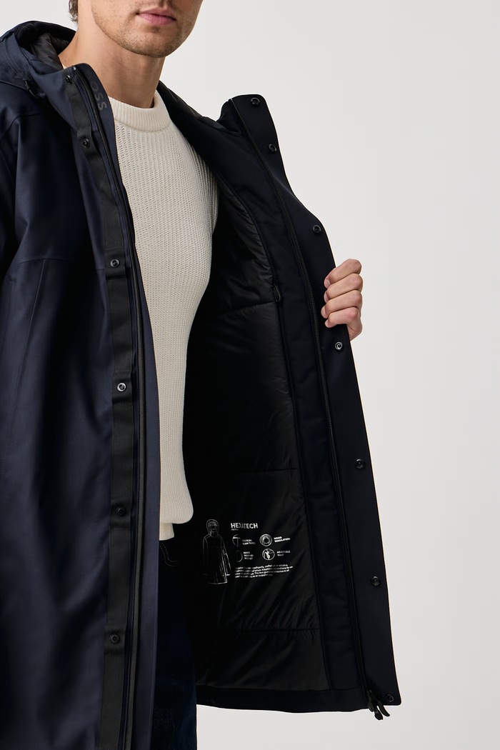 BOSS Green Kurtka zimowa męska OW_Hexatech Parka 50570858