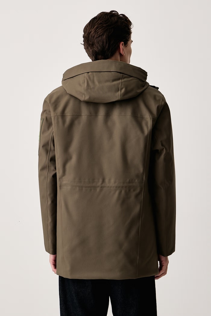 Odzież BOSS Green Kurtka zimowa męska OW_Hexatech Parka 50570858 zielony