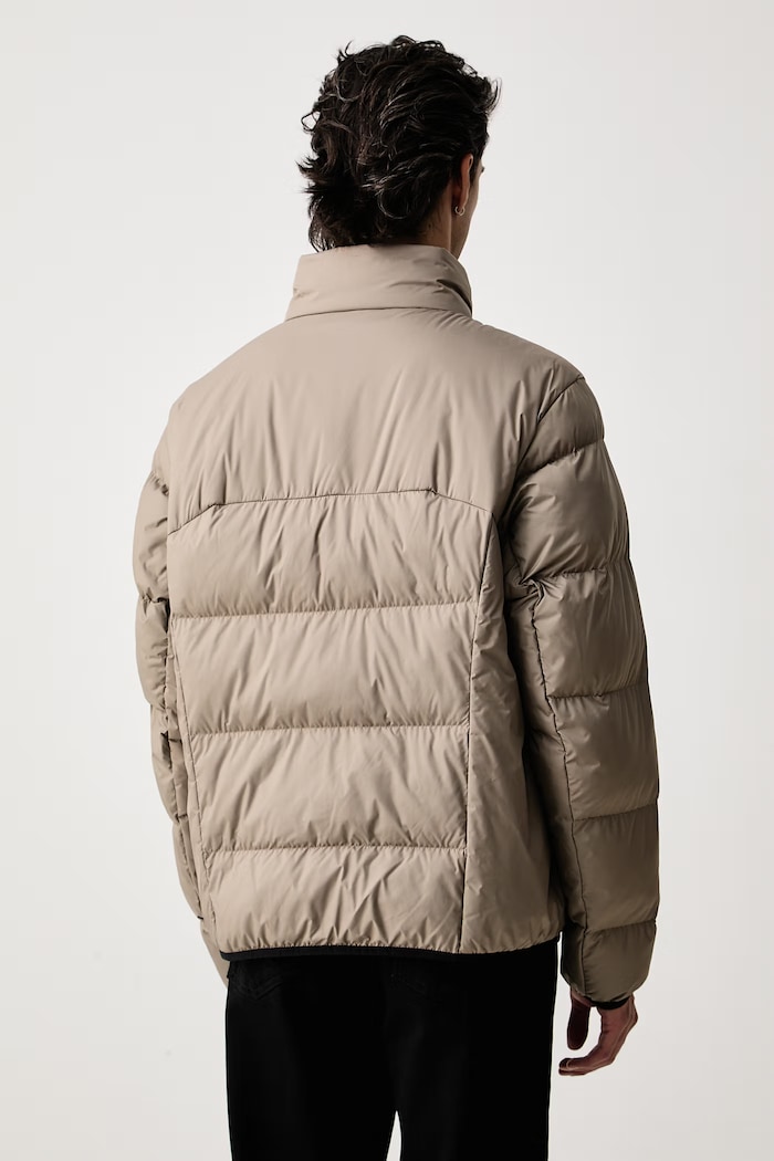 Oblečení BOSS Green přechodová bunda pánská OW_Urbanex Puffer 50569136 béžová