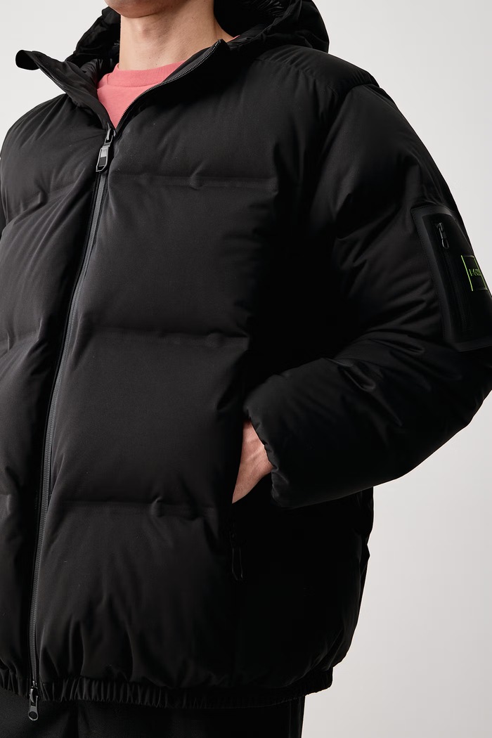 Puhovka moška OW_Quiltek Puffer HD BOSS Green 50565213 črna