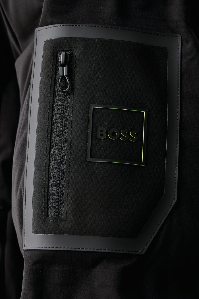Puhovka moška OW_Quiltek Puffer HD BOSS Green črna 50565213