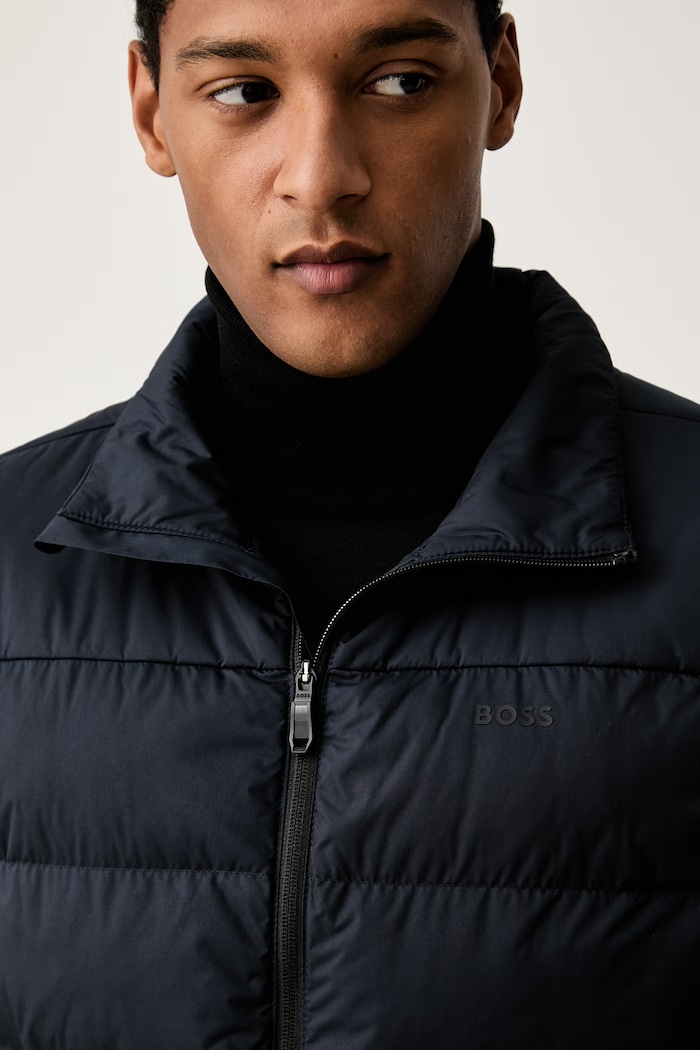 BOSS Green gilet da uomo OW_Urbanex Puffer V blu navy 50565207