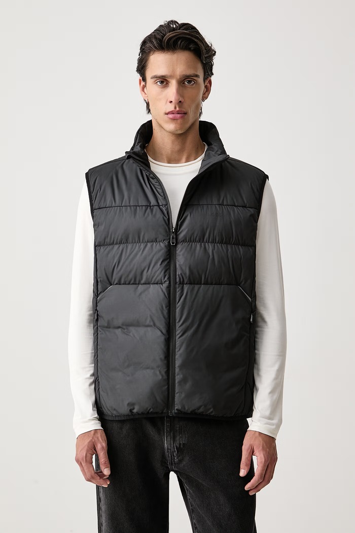BOSS Green безрукавка для мужчин OW_Urbanex Puffer V чёрный 50565207