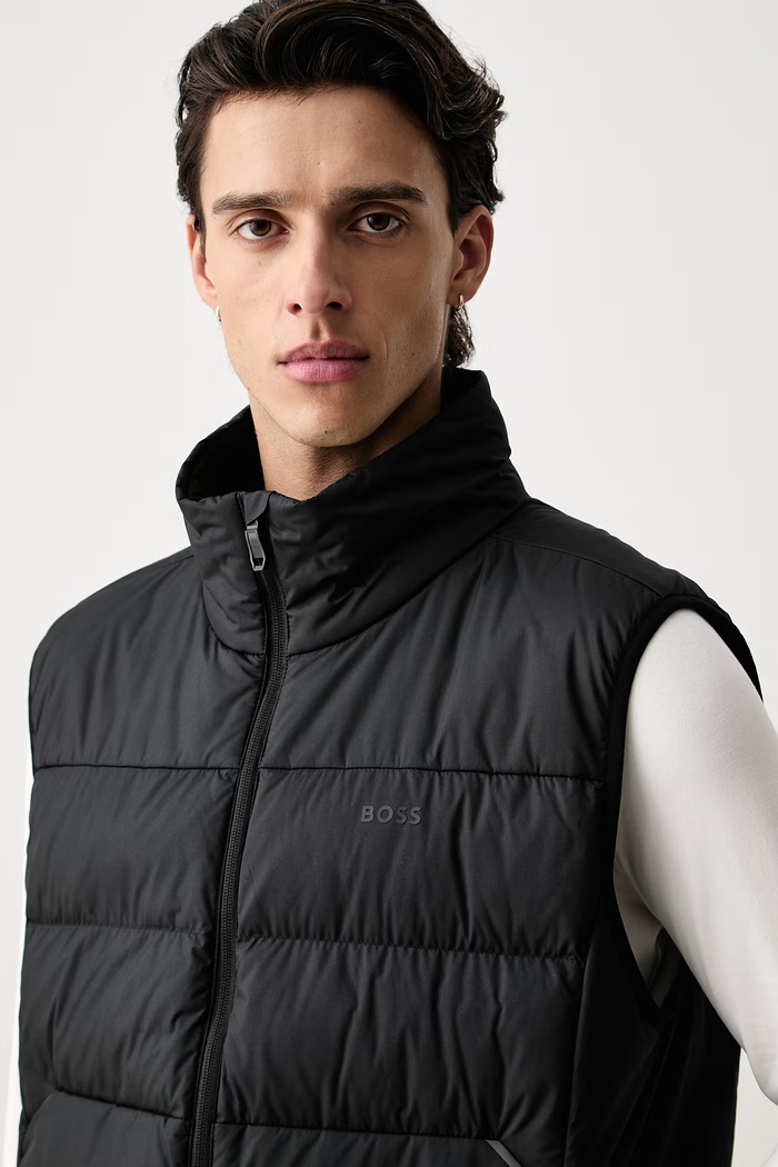 BOSS Green безрукавка для мужчин OW_Urbanex Puffer V чёрный 50565207