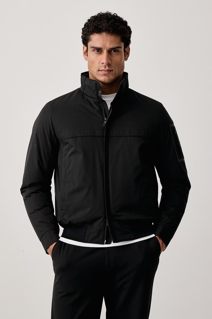 BOSS Green Μπουφάν ανδρικό OW_Jadon Puffer μαύρο 50565196
