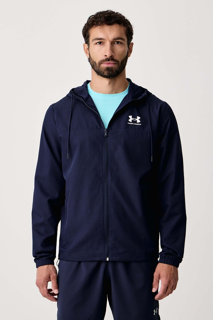 Under Armour Kurtka sportowa męska Rival Terry granatowy 1390149.410