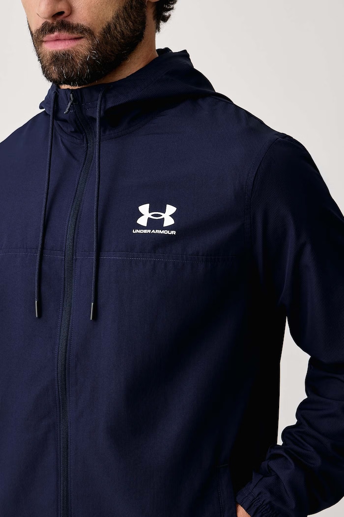 Kurtka sportowa męska Rival Terry Under Armour 1390149.410 granatowy