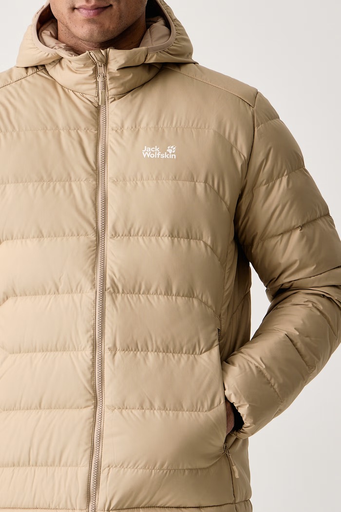 Kurtka puchowa męska WILD PASS DOWN Jack Wolfskin A66298 beżowy