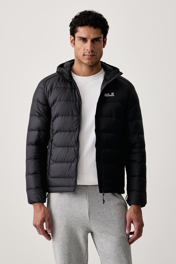 Jack Wolfskin Kurtka puchowa męska WILD PASS DOWN czarny A66298