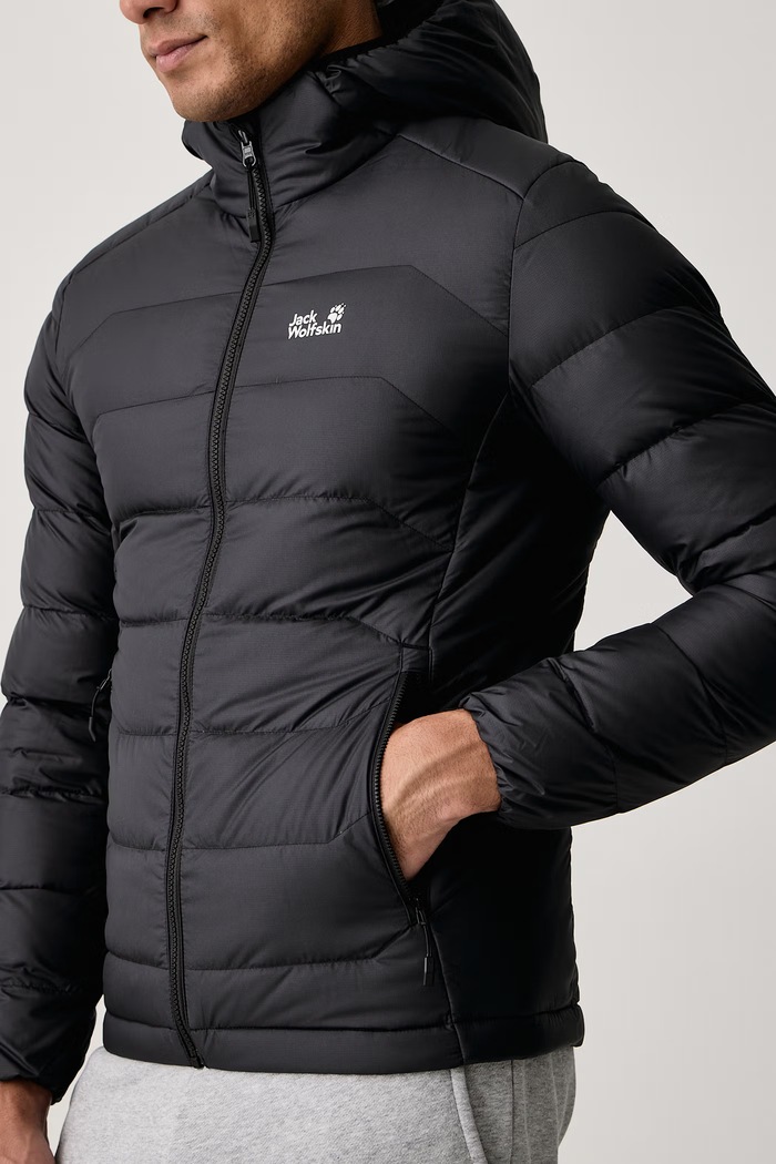 Kurtka puchowa męska WILD PASS DOWN Jack Wolfskin A66298 czarny