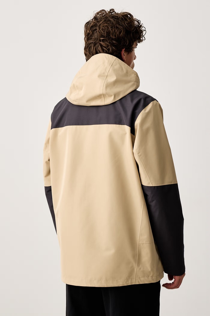 Odzież Jack Wolfskin Kurtka przeciwdeszczowa męska JASPER PRO A66294 beżowy