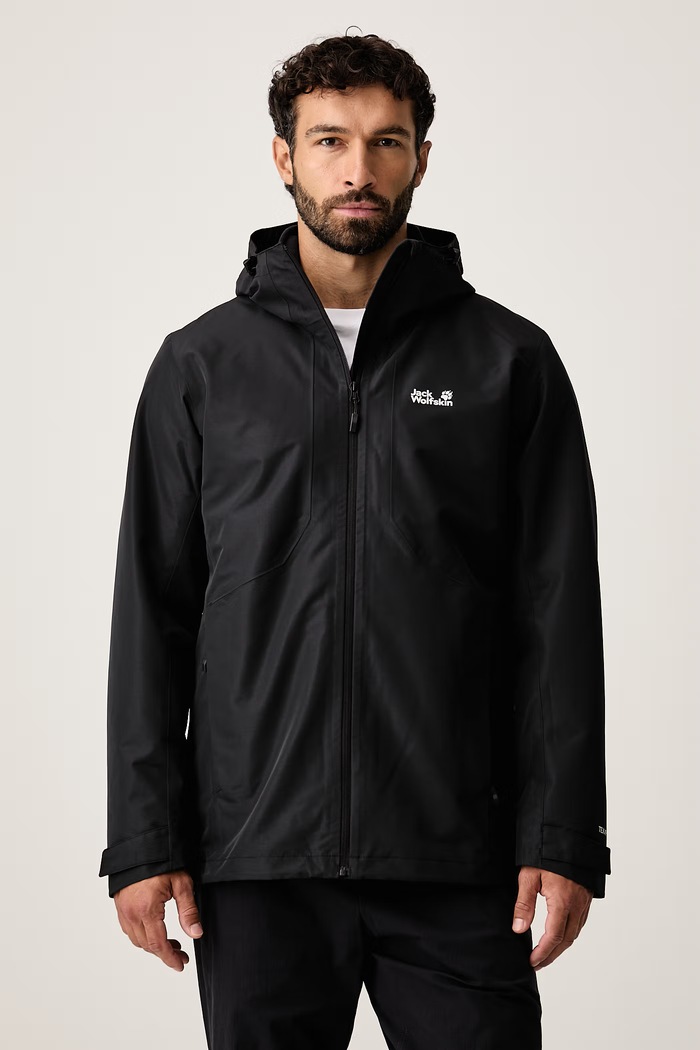 Jack Wolfskin Kurtka 3w1 męska STONETRAIL czarny A66291