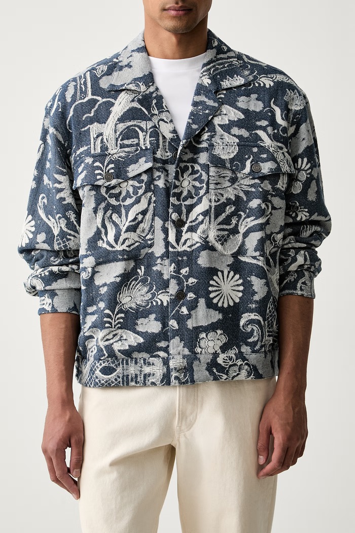 Scotch & Soda rövid dzseki férfi pamut kék 183530