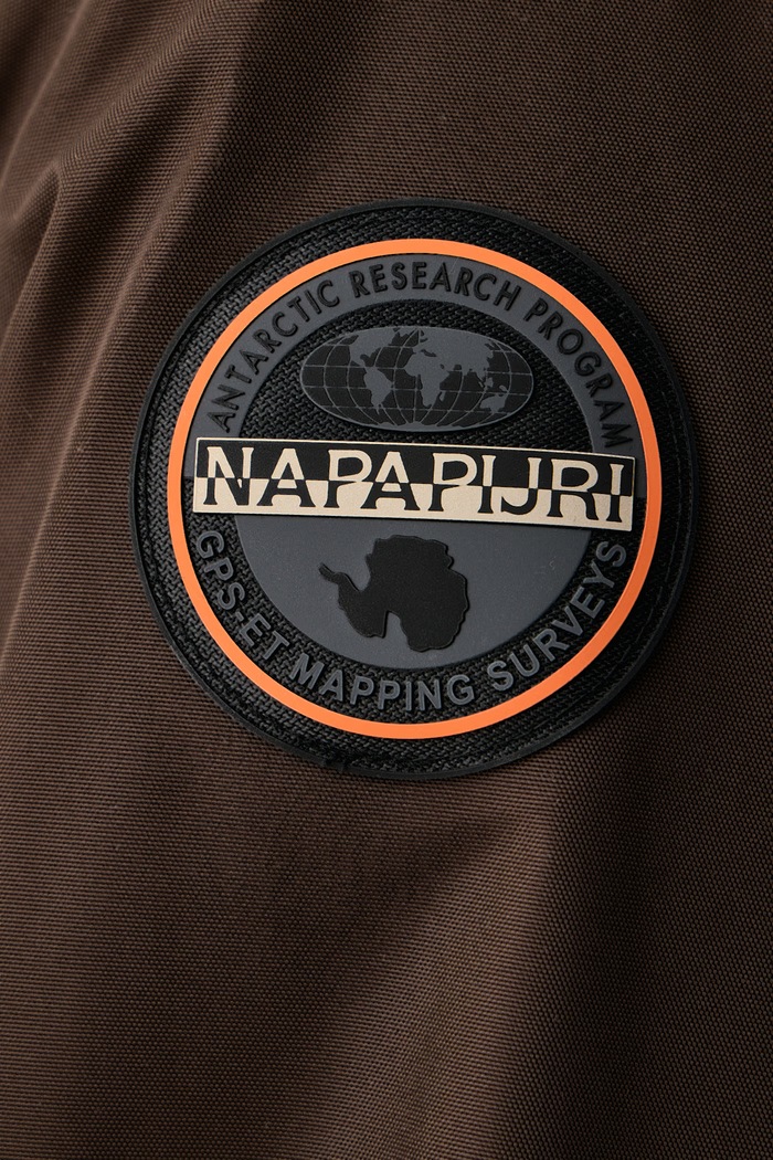 Kurtka męska Rainforest Next Napapijri brązowy NP0A4IB9WT31