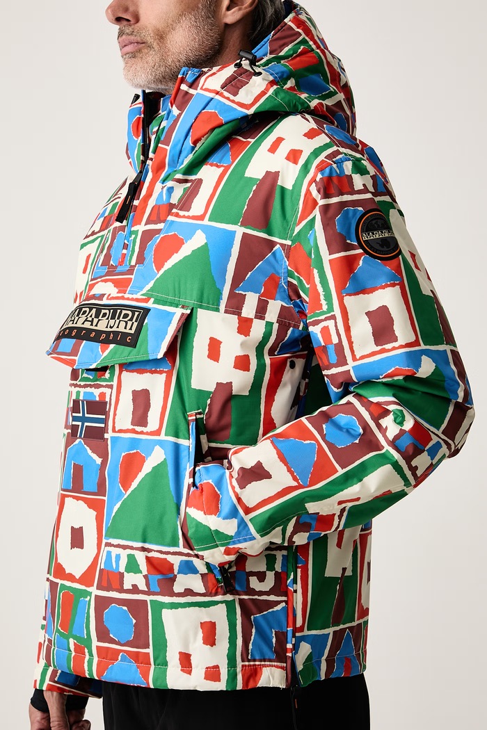Anorak męski Next Napapijri NP0A8AHXFXE1 multicolor