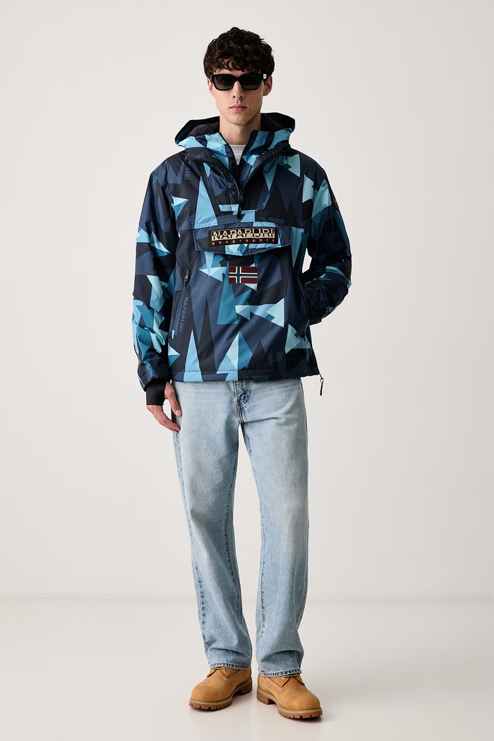 Napapijri Anorak męski Next NP0A8AHXFXD1 granatowy AW26