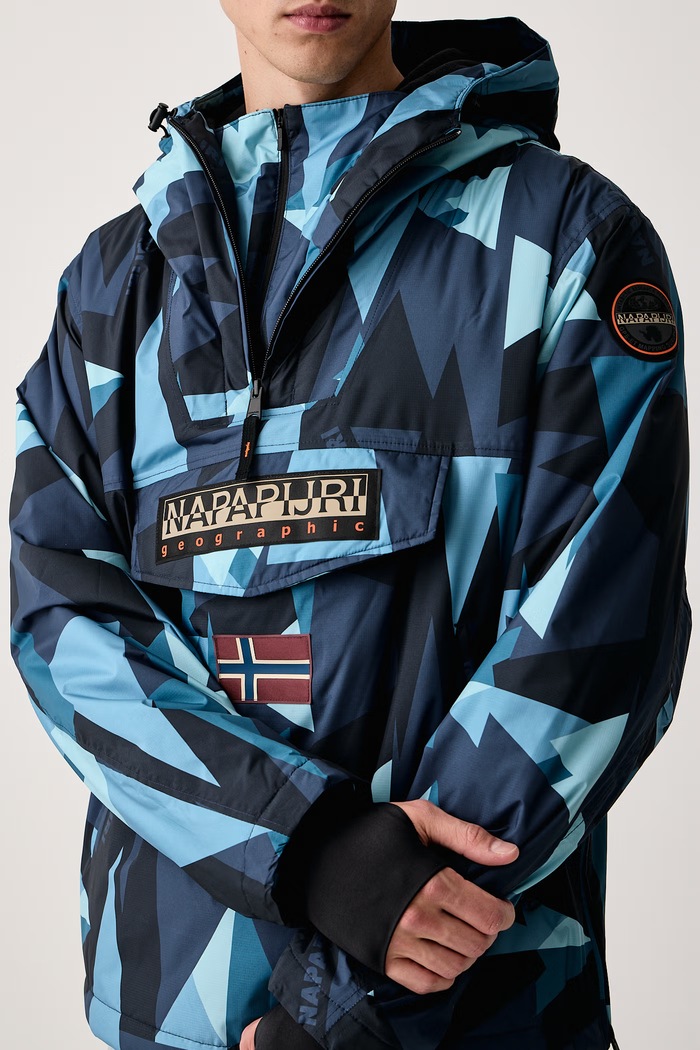 Anorak męski Next Napapijri NP0A8AHXFXD1 granatowy