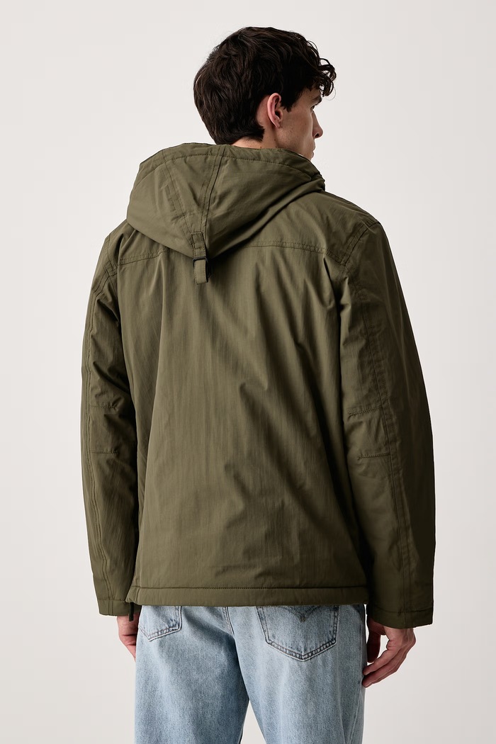 Odzież Napapijri Anorak męski Rainforest Pocket 2 NP0A4GMDG1F1 zielony