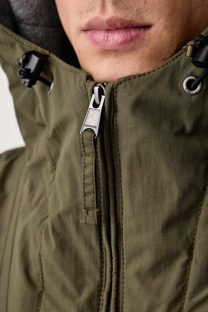 Anorak męski Rainforest Pocket 2 Napapijri zielony NP0A4GMDG1F1