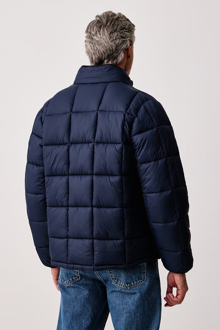 Odzież U.S. Polo Assn. Kurtka pikowana męska BOX QUILT PUFFER MUP5445 granatowy
