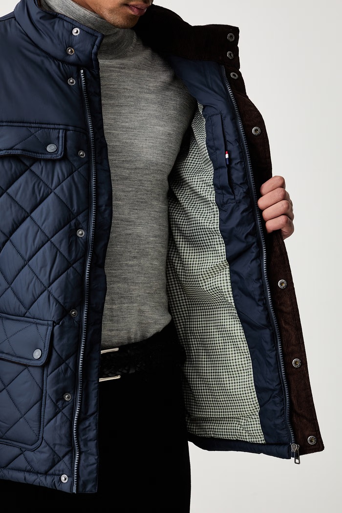 U.S. Polo Assn. kurtka męska DIAMOND QUILTED FUNNEL MUP3790
