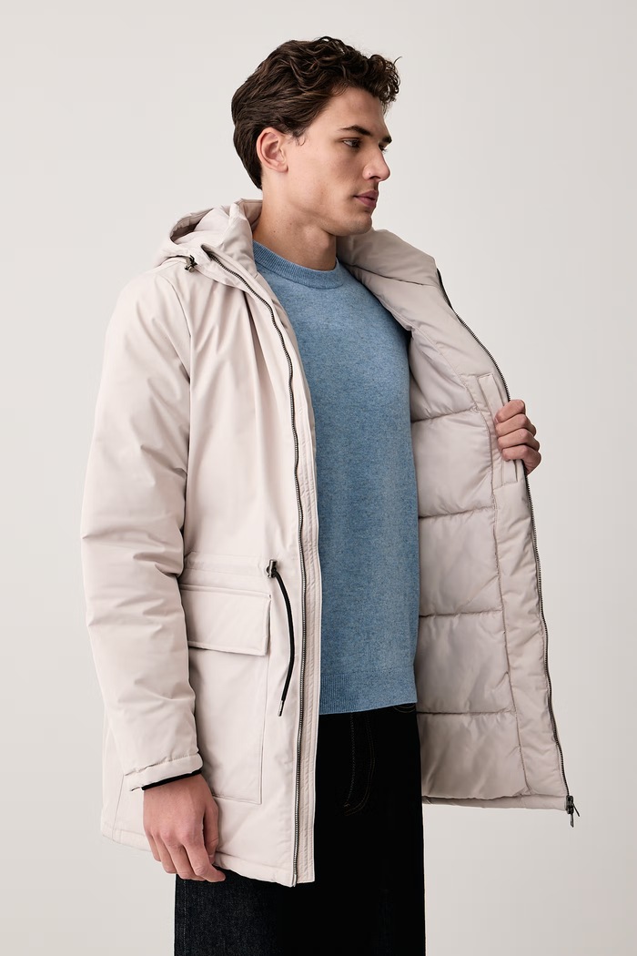 U.S. Polo Assn. Kurtka męska SMART LONGLINE PADDED PARKA MUP5446