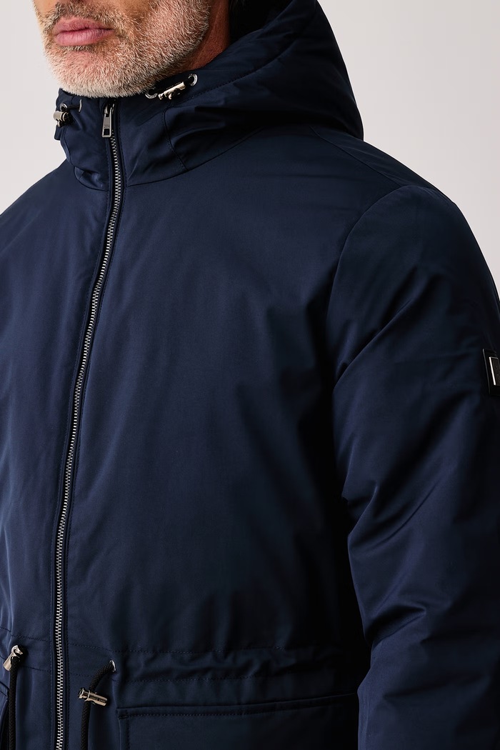 Jakna za muškarce SMART LONGLINE PADDED PARKA U.S. Polo Assn. MUP5446 mornarsko plava