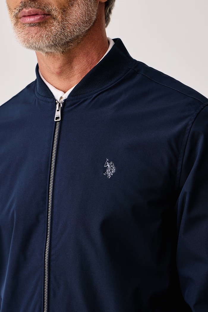 Bomber jakna za muškarce SMART U.S. Polo Assn. MUP4689 mornarsko plava