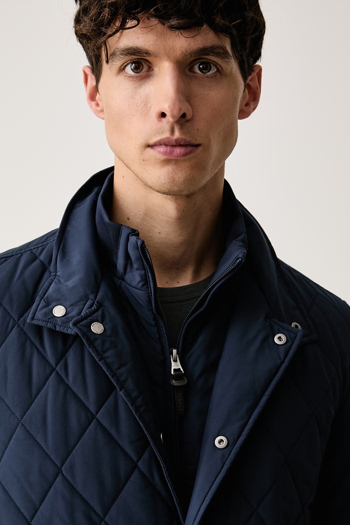 Hackett London kurtka przejściowa męska granatowy HM4000242
